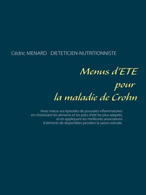 cover image of Menus d'été pour la maladie de Crohn